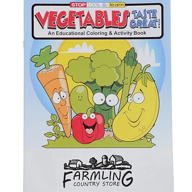 Vegetables Taste Great Coloring Book