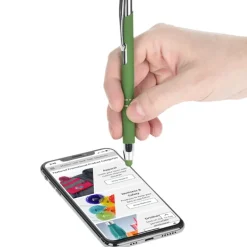 Venetian Soft Touch Stylus Metal Pen - Laser