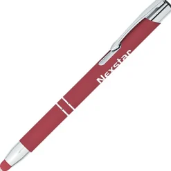 Venetian Soft Touch Stylus Metal Pen - Screen