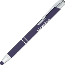 Venetian Soft Touch Stylus Metal Pen - Screen - 24 hr