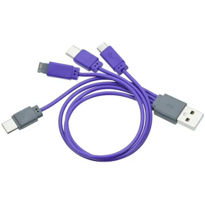 Vibrant USB-C Charging Cable Pouch