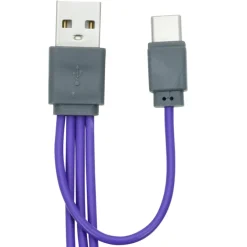Vibrant USB-C Charging Cable Pouch