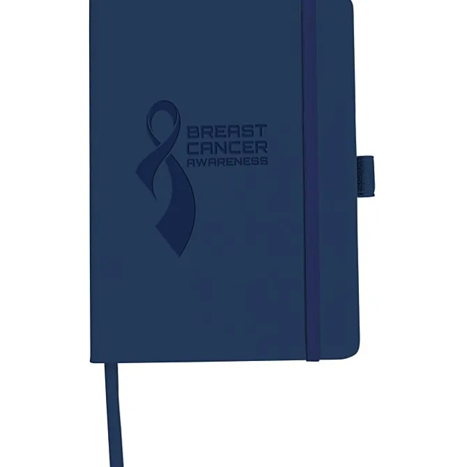 Vienna Satin Touch Hard Cover Notebook - Debossed