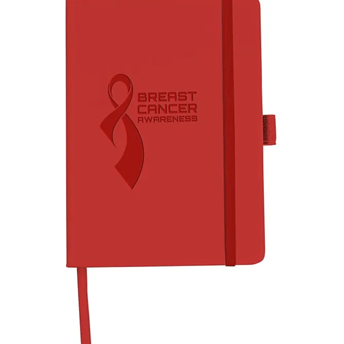 Vienna Satin Touch Hard Cover Notebook - Debossed