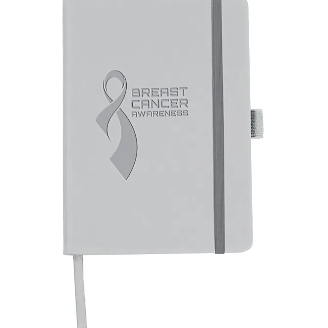 Vienna Satin Touch Hard Cover Notebook - Debossed