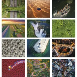 View From Above Wall Calendar - Stapled