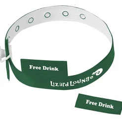 Vinyl Locking Wristband - 2 Tabs