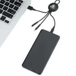 Vivid Loop Charging Cable - Light-Up Logo