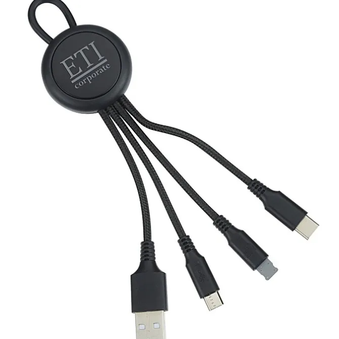 Vivid Loop Charging Cable - Light-Up Logo