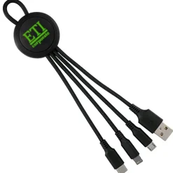 Vivid Loop Charging Cable - Light-Up Logo