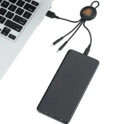 Vivid Loop Charging Cable - Light-Up Logo