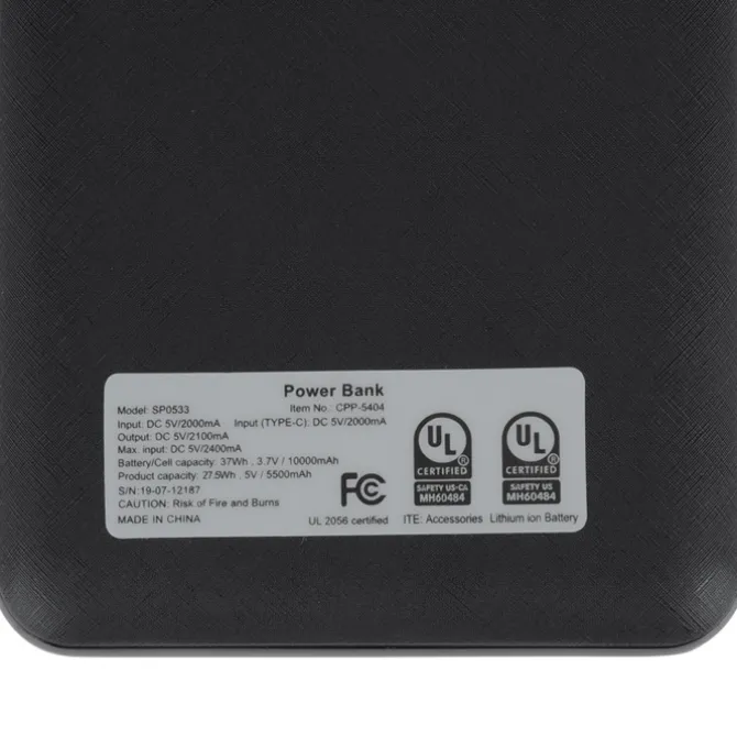 Vivid Plus Power Bank – 10,000 mAh