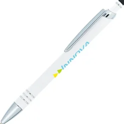 Vortex Soft Touch Stylus Metal Pen - Full Color