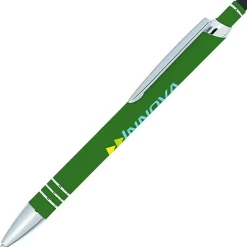 Vortex Soft Touch Stylus Metal Pen - Full Color