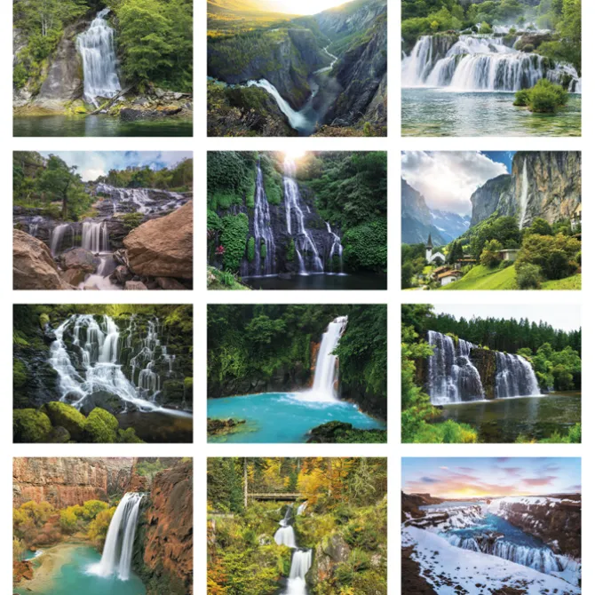 Waterfalls Calendar