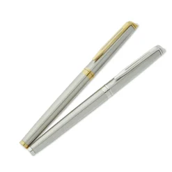 Waterman Hemisphere Rollerball Metal Pen - Stainless Steel