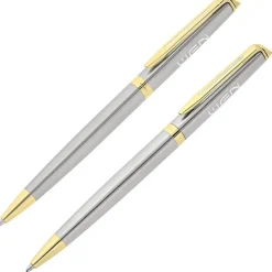 Waterman Hemisphere Twist Metal Pen - Stainless Steel