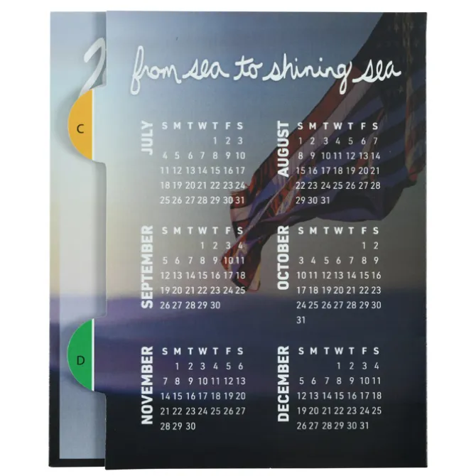 Wave Calendar - Patriotic