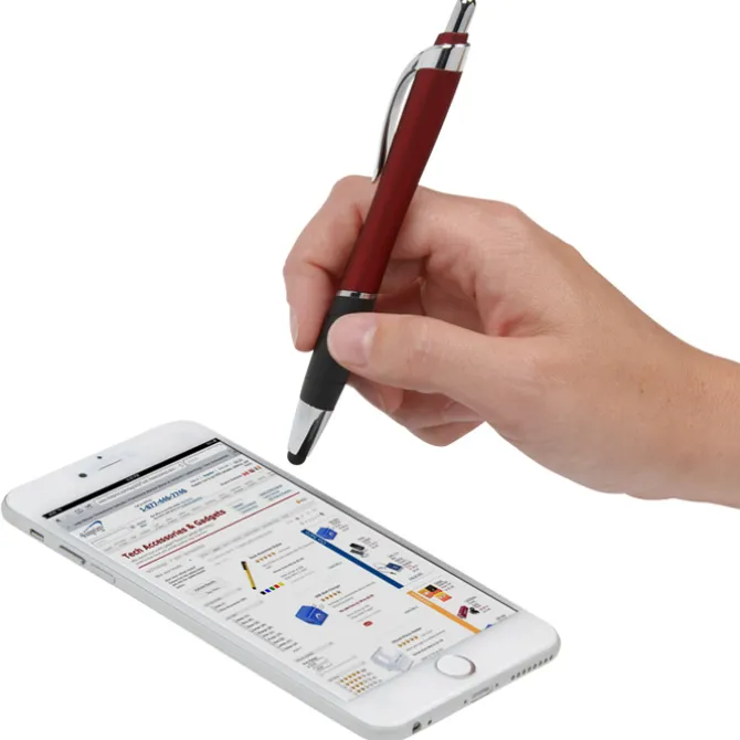 Waverly Soft Touch Stylus Pen - Metallic - Chrome