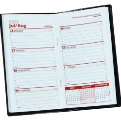 Weekly Pocket Planner with Pen - Opaque