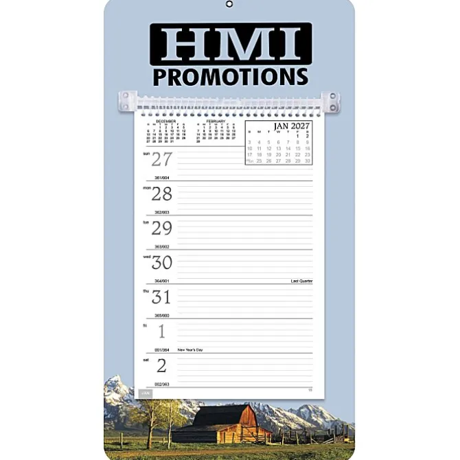 Weekly Tear Away Memo Calendar - Rural