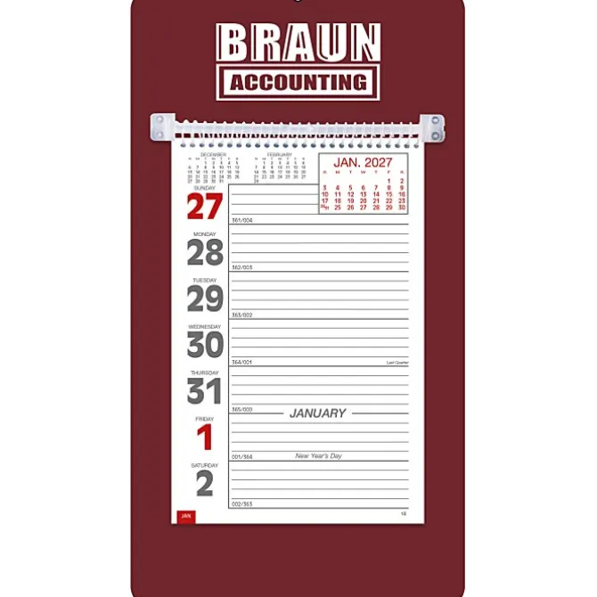 Weekly Tear Away Memo Calendar - Solids