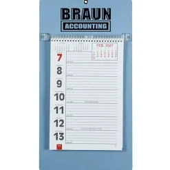 Weekly Tear Away Memo Calendar - Solids