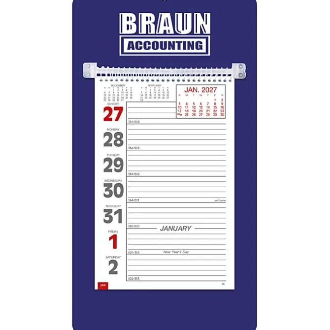 Weekly Tear Away Memo Calendar - Solids
