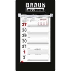Weekly Tear Away Memo Calendar - Solids