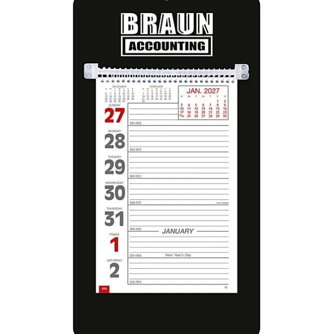 Weekly Tear Away Memo Calendar - Solids