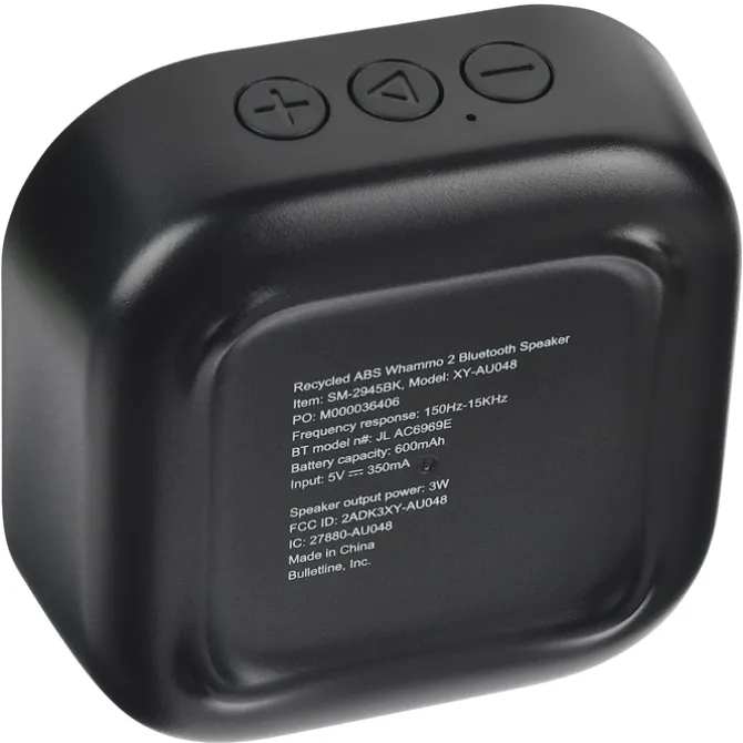 Whammo Recycled Bluetooth Speaker - Full Color