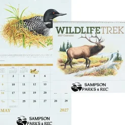 Wildlife Trek Calendar - Spiral