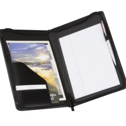 Windsor Impressions Jr. Zippered Padfolio - Debossed - 24 hr