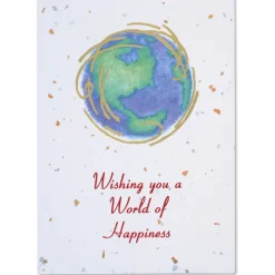World of Happiness Greeting Card
