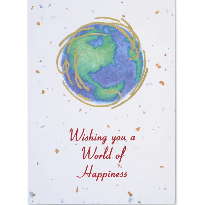 World of Happiness Greeting Card