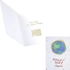 World of Happiness Greeting Card
