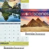 World Scenes with Recipes Calendar