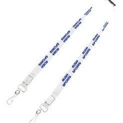Youth Polyester 5/8-inch Lanyard with Neck Clasp and Swivel Snap Hooks