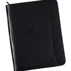 Zippered Portfolio - Leather - 24 hr