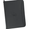 Zippered Vinyl Portfolio - Debossed - 24 hr