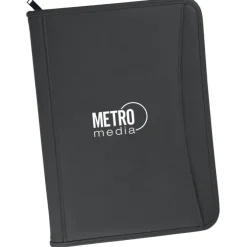 Zippered Vinyl Portfolio - 24 hr