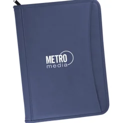 Zippered Vinyl Portfolio - 24 hr