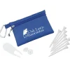 Zipper Pack Golf Tee Kit