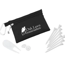 Zipper Pack Golf Tee Kit