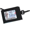 Zip Pouch ID Holder - Black
